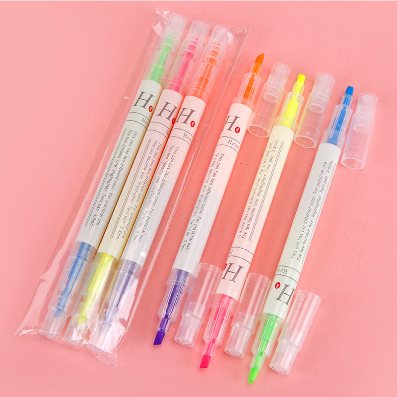 Double Head Fluorescent Pens/Highlighters