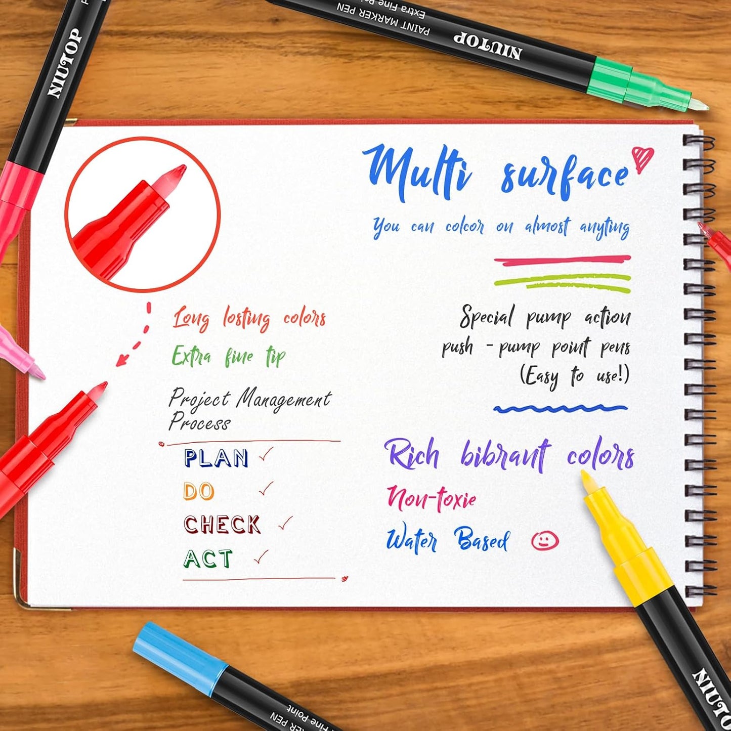 Niutop Metallic Marker Pen