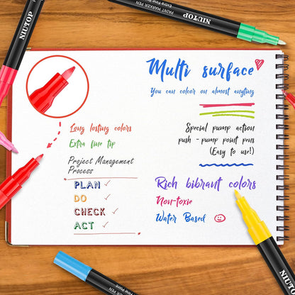 Niutop Metallic Marker Pen