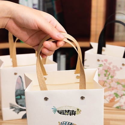 Hand Printeed Cut Gift Bags