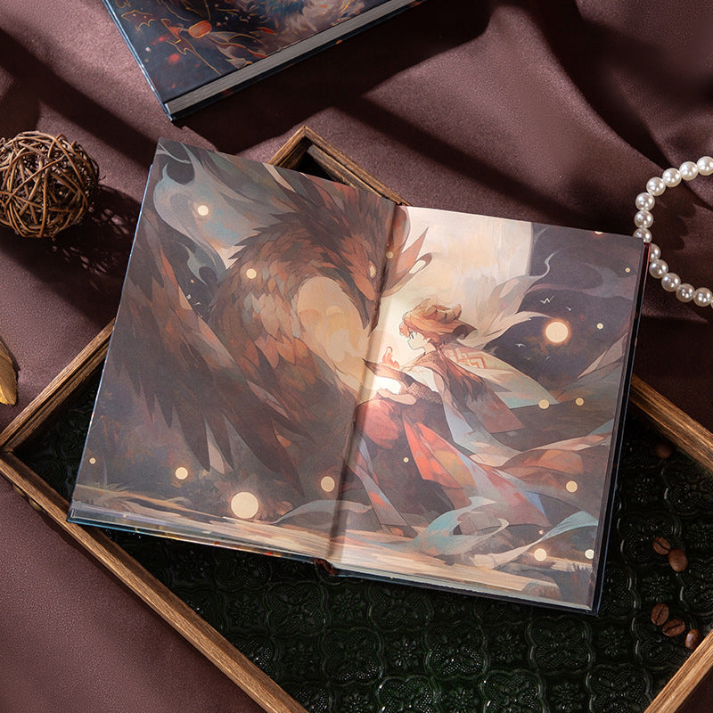 Fantasy Wonderland Gold Foil Cover Designed Journal