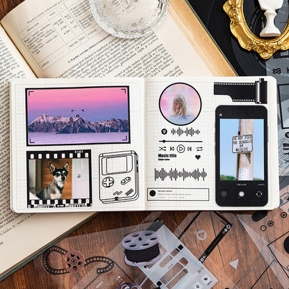 Photo Frame Background PET Stickers
