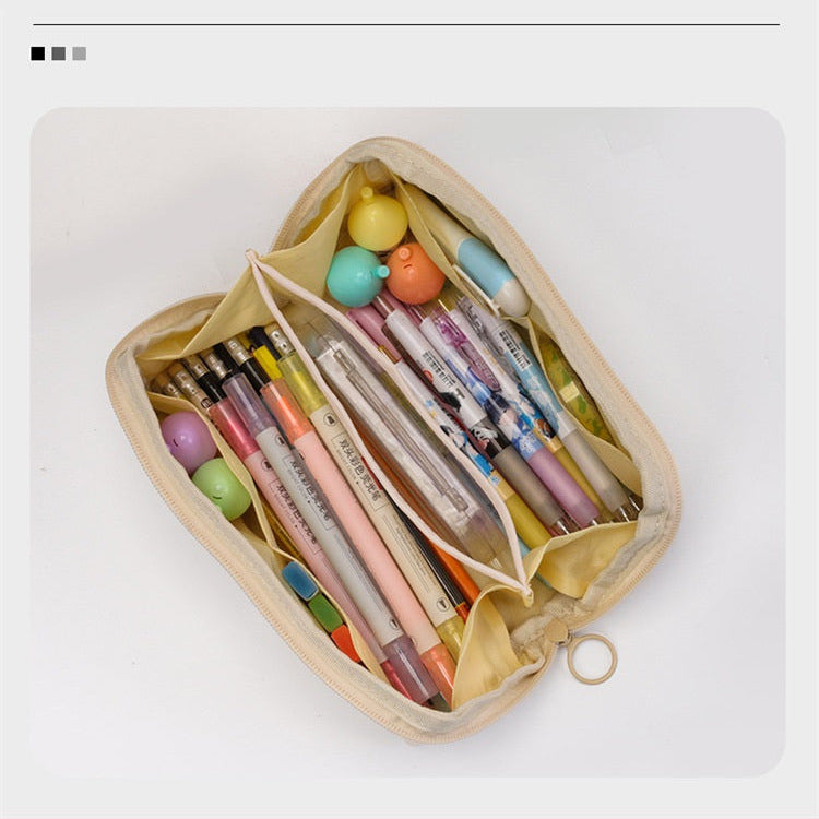 Large Capacity Multi Layer Stationery Pouch