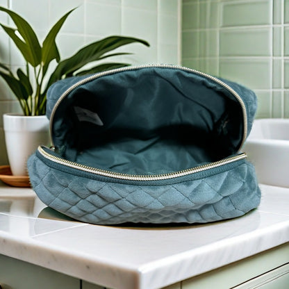 Large Capacity Velvet Cosmetic Bag