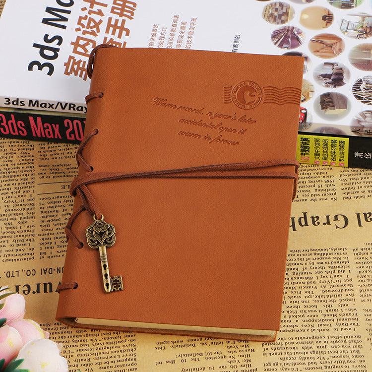 Retro Leather Cover Boxed Journal