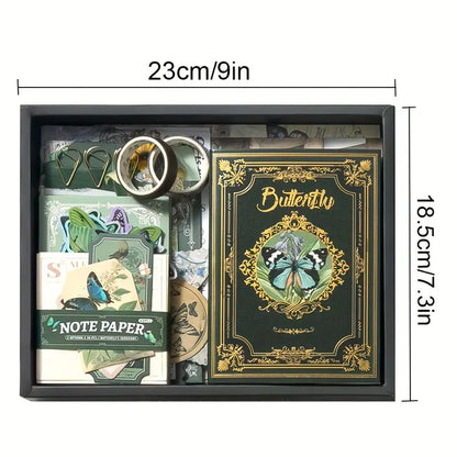 Retro Butterfly Journaling Kit Set
