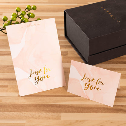 Bronzing Foldable Greeting Cards