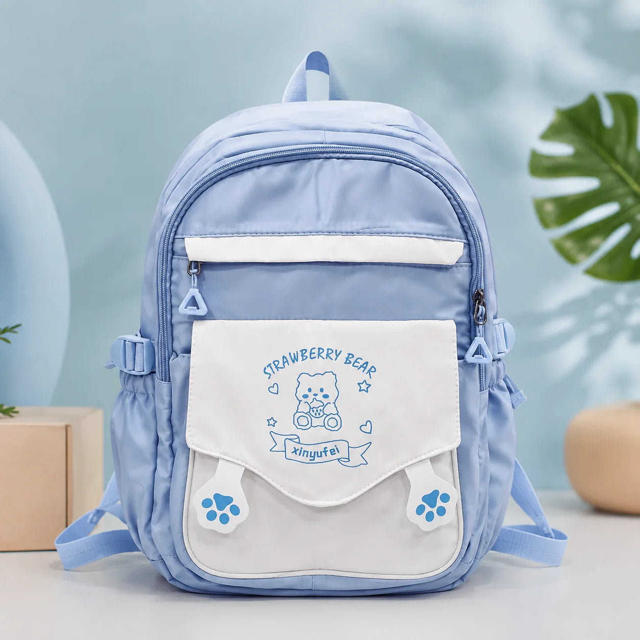 Premium Strawberry Bear Series School Backpack
