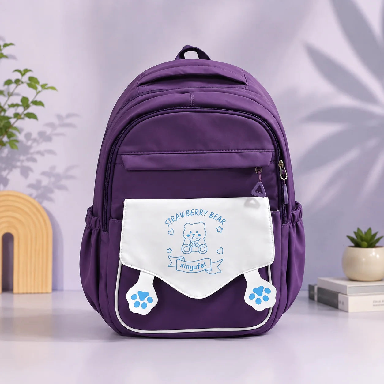 Premium Strawberry Bear Series School Backpack
