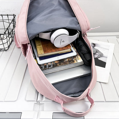 Bunny Ears Solid Color Backpack Bag