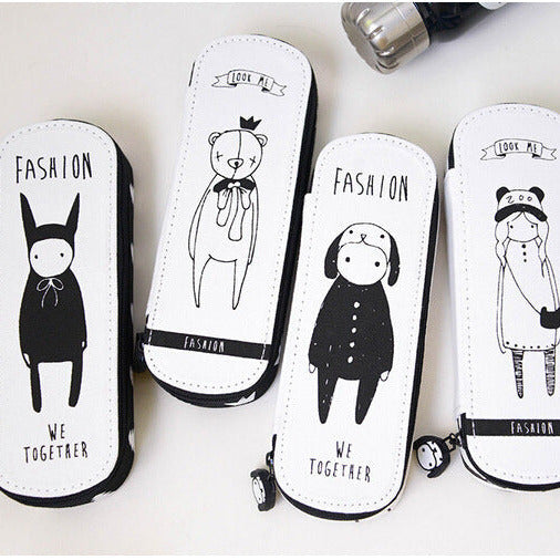 Canvas Creative Korean Boxed Pencil Case