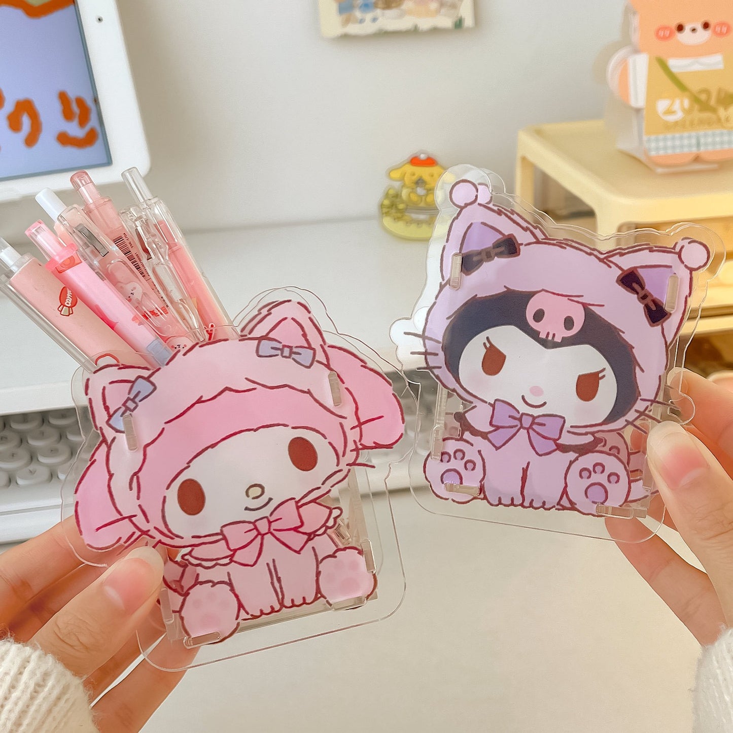 Acrylic Sanrio Pen Holder