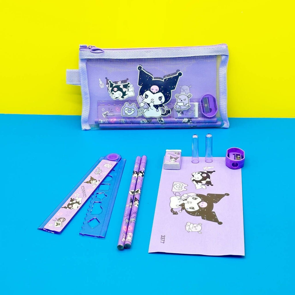 Kids Cartoon Sanrio School Stationery Set for Kids