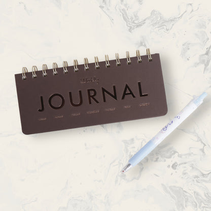 Landscape Coil Weekly Planner Journal
