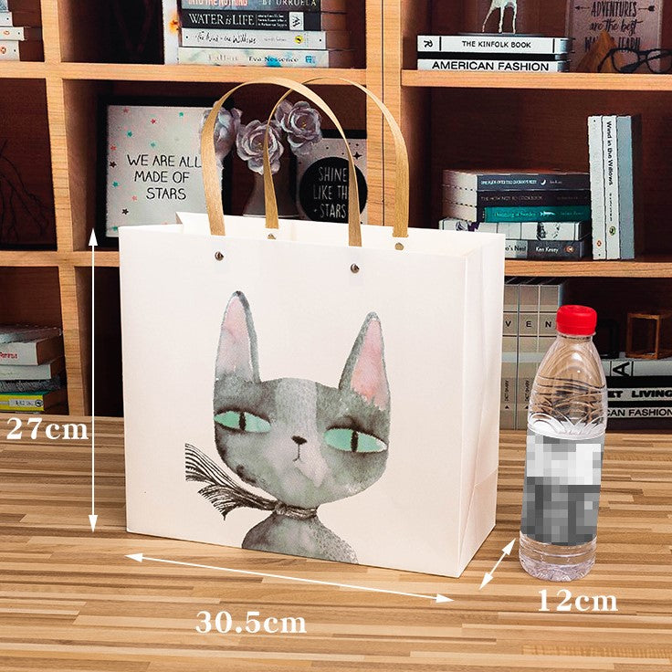 Hand Printeed Cut Gift Bags