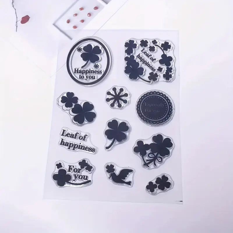 Transparent Silicon Stylish Stamp Sheets