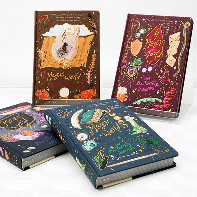 Magic World Designed Pages Journal Diary