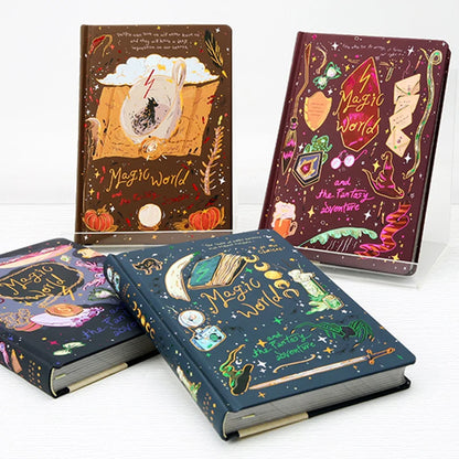 Four fantasy-themed books with colorful covers on a white background
