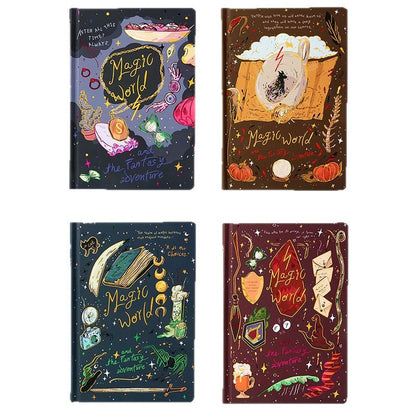 Magic World Designed Pages Journal Diary