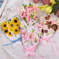 Small 3D Gilt Bouquet Wish Greeting Cards