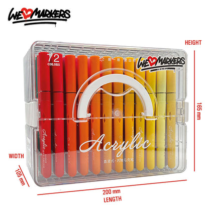 Multi Color Acrylic Marker Set