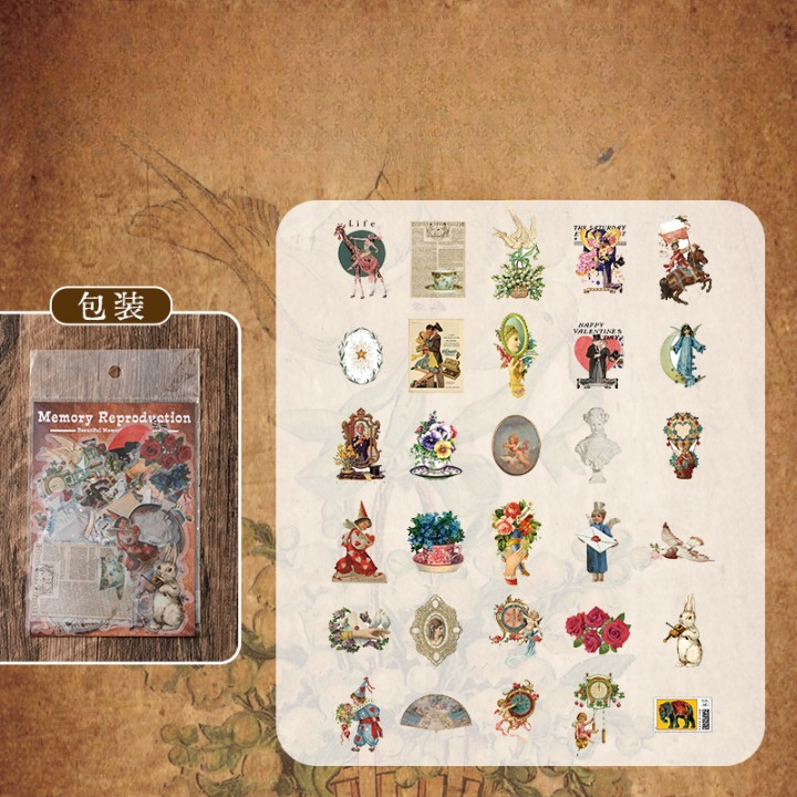 Retro Old Memory Pet Stickers