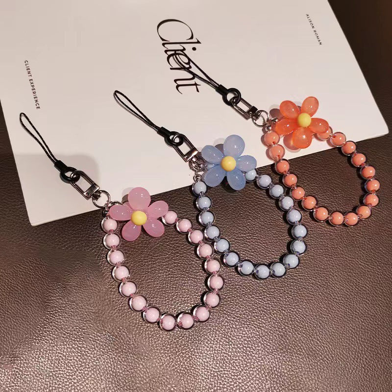Colorful Macaron-Colored Bead Petal Charm
