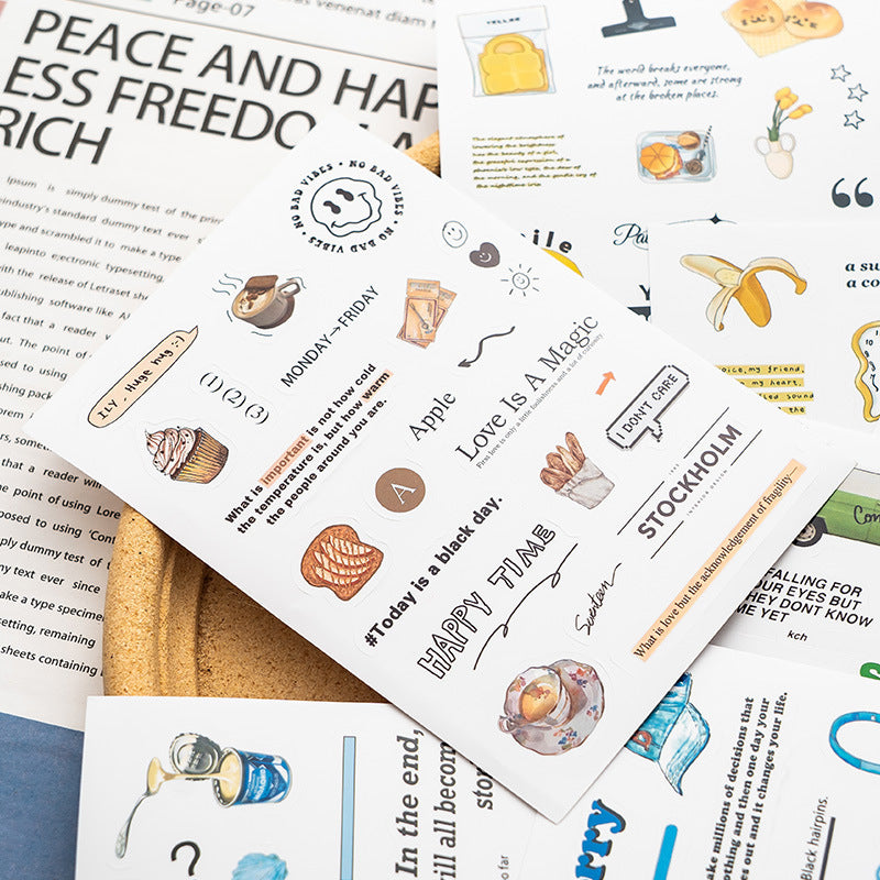 Life Style Slang Sticker Sheets