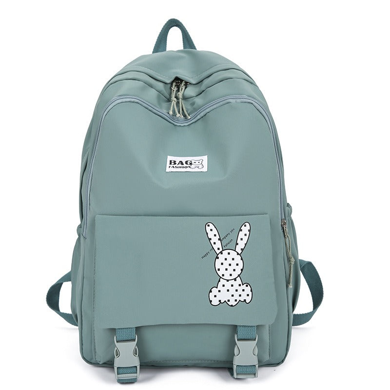 Little Rabbit Front Buckle Pocket Backpack Bag