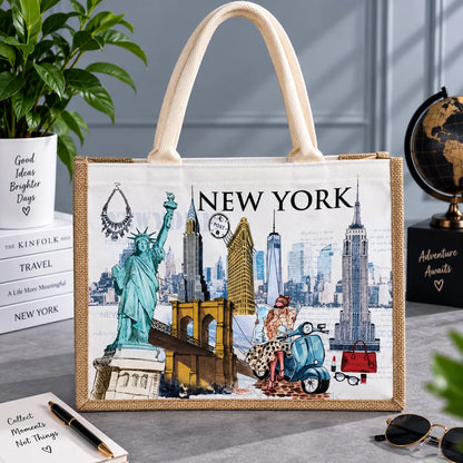 New York Travel Life Tote Bag