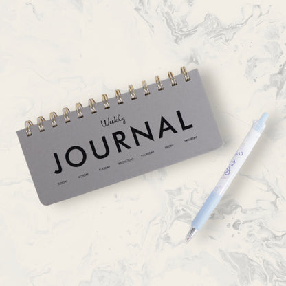 Landscape Coil Weekly Planner Journal