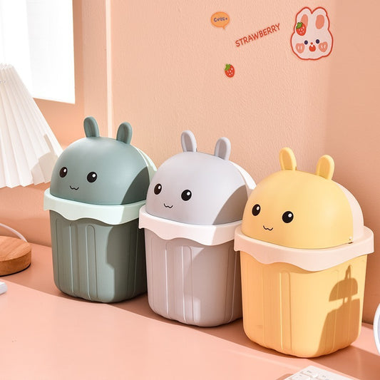 Mini Desk Waste Basket & Organizer