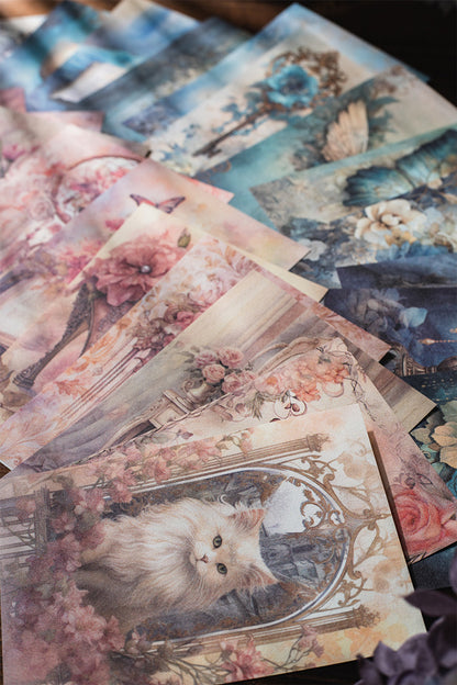 Alice's Fantasy Series Dream Background Journal Material Decorative Paper
