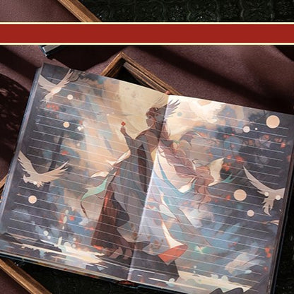 Fantasy Wonderland Gold Foil Cover Designed Journal