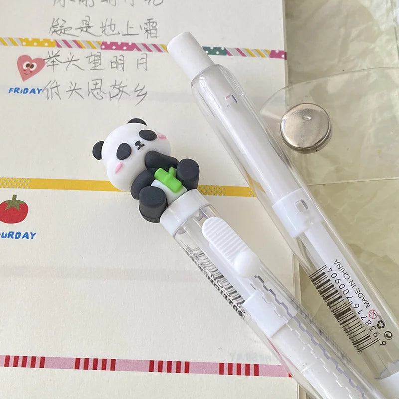 Panda Retractable Pull n Push Eraser