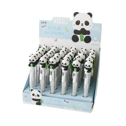 Panda Retractable Pull n Push Eraser