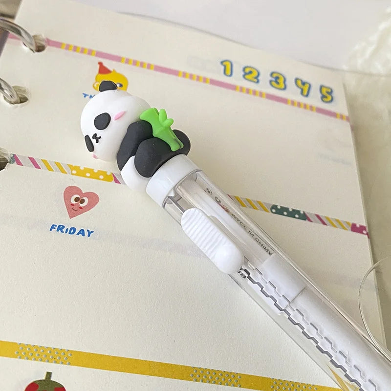 Panda Retractable Pull n Push Eraser