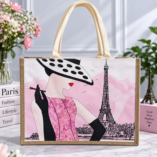 Parisian Chic Fashion Tote Bag