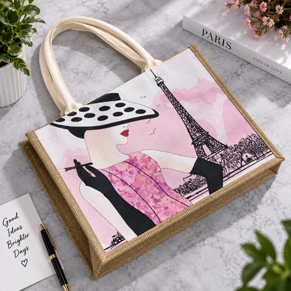 Parisian Chic Fashion Tote Bag
