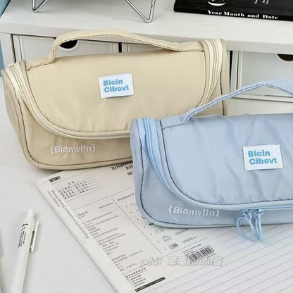 Top Handle Large Capacity Pencil Case