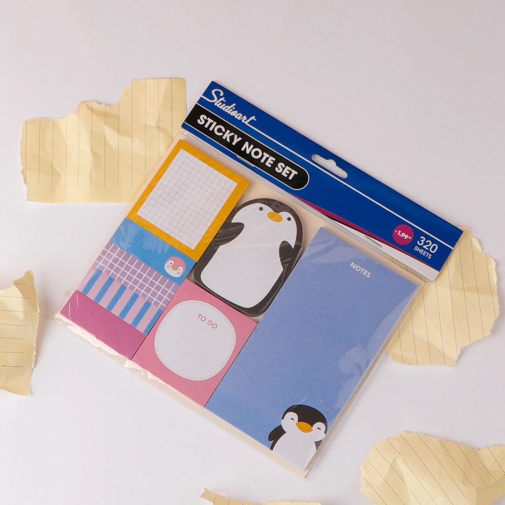 Penguins Sticky Note Set