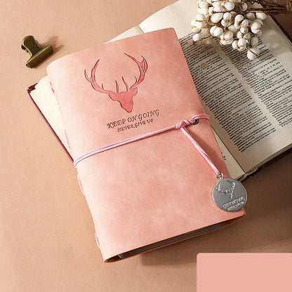Markhor Embossed Leather Travel Journal
