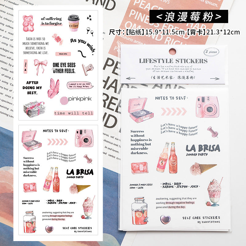 Life Style Slang Sticker Sheets