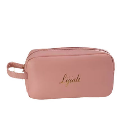 Elegant Soft Pu Leather Makeup Pouch