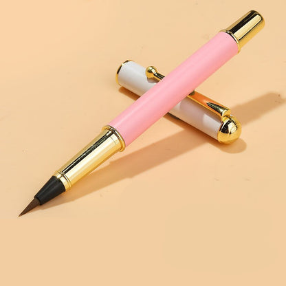 Luxury Morandi Metal Calligraphy Brush Pen
