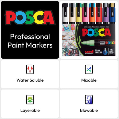 POSCA Acrylic Paint Markers Set