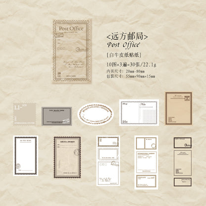 Echos from the Past Match Box Stickers