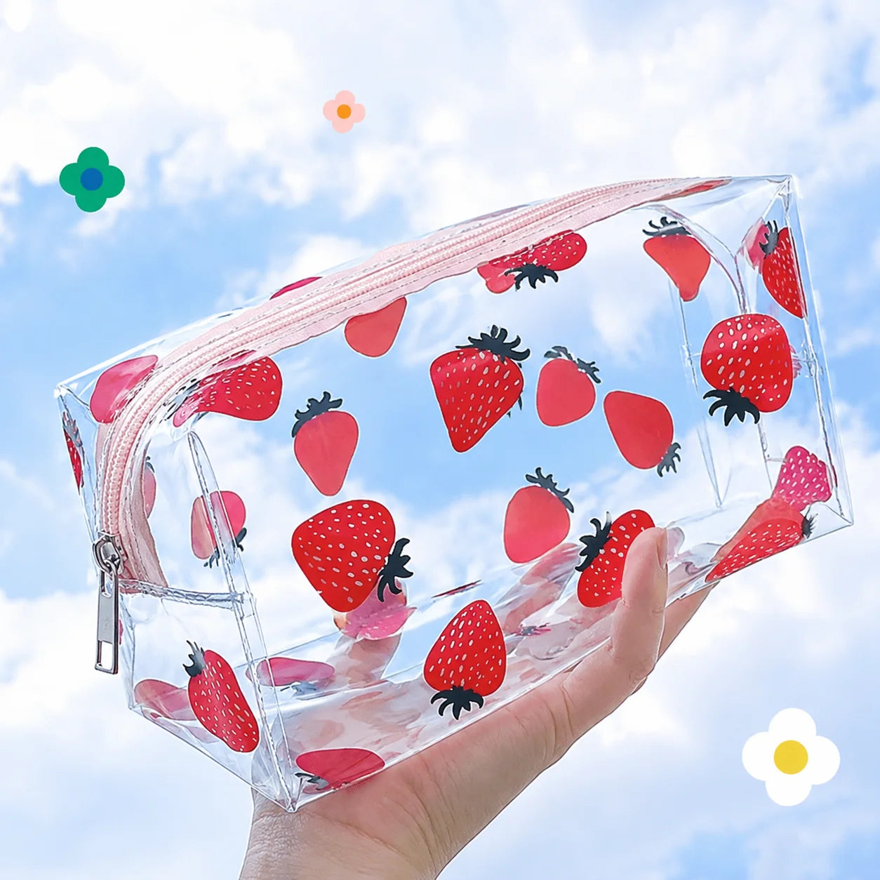 PVC Waterproof Cosmetic & Toiletry Pouch