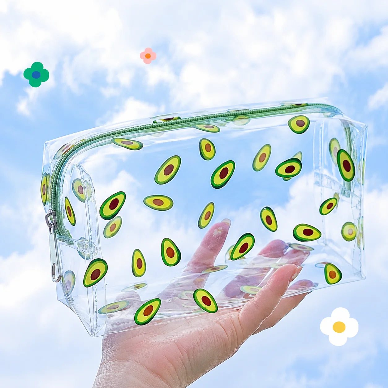 PVC Waterproof Cosmetic & Toiletry Pouch
