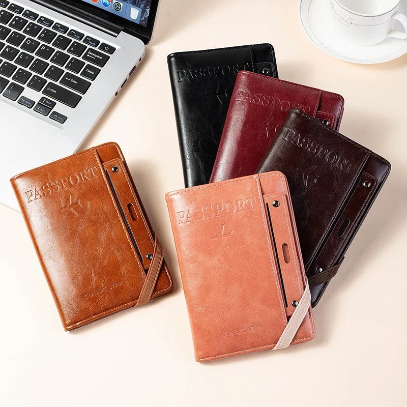 Premium Leather Finish Passport Holder